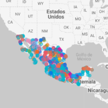 Mexico mapa Mineras